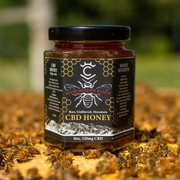 8oz CBD infused Honey